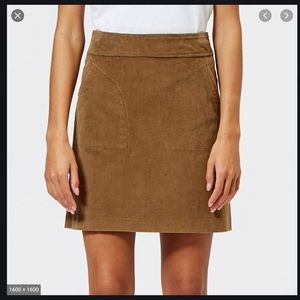 A.P.C beige miniskirt